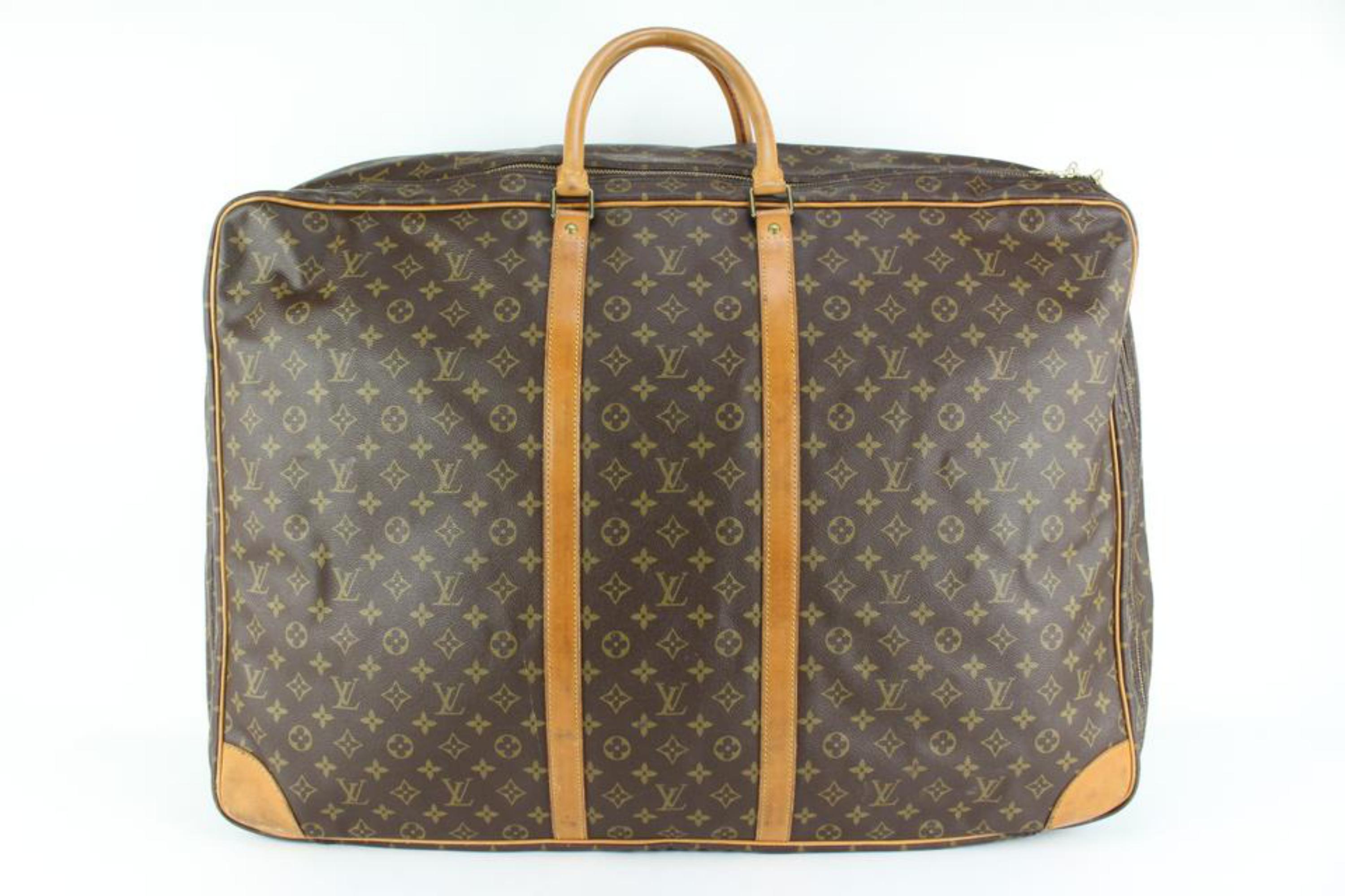 Louis Vuitton Monogram Sirius 70 Soft Suitcase Luggage 87lk513s In Fair Condition For Sale In Dix hills, NY