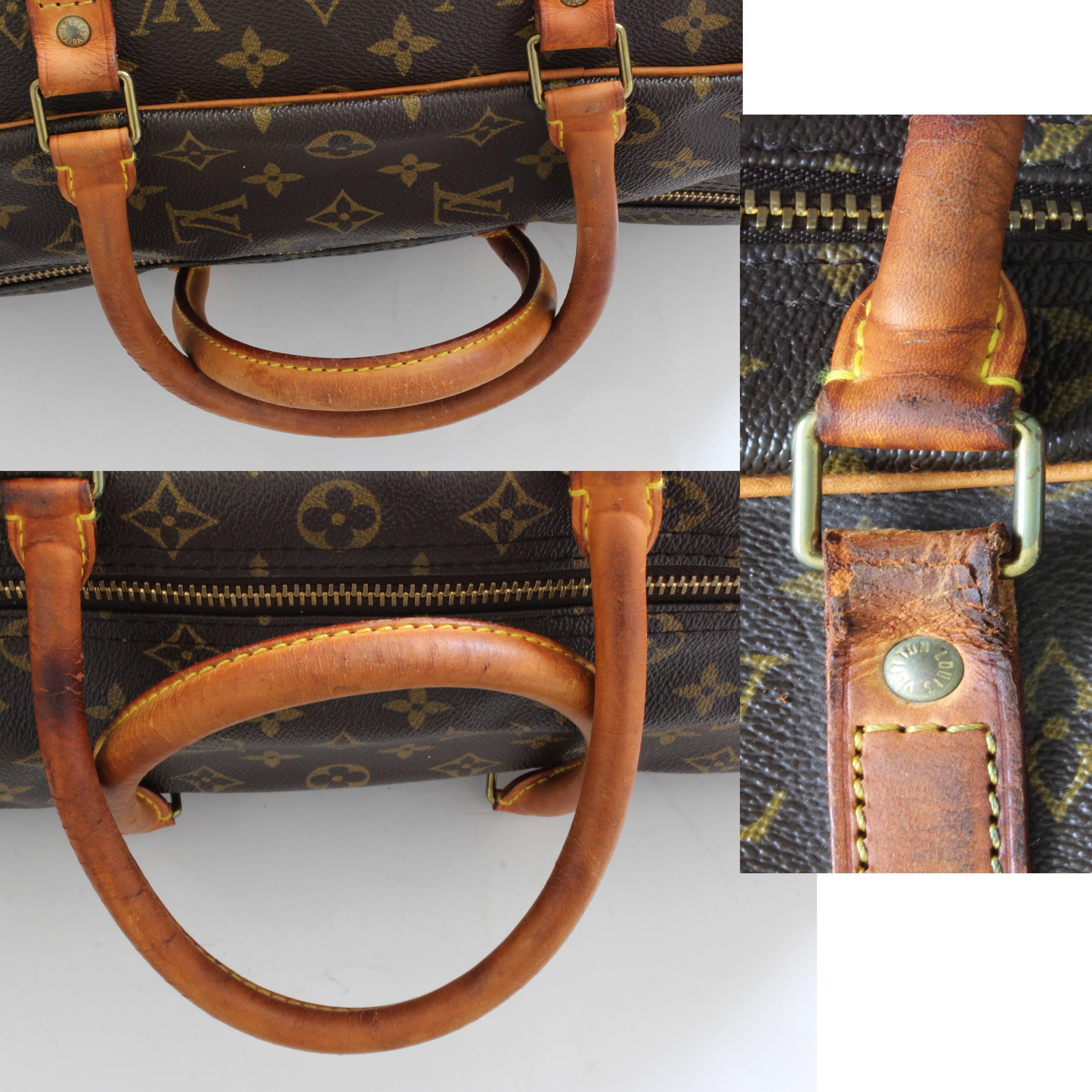 Louis Vuitton Monogram Sirius Suitcase 50cm Luggage Weekender Travel Bag 80s 4
