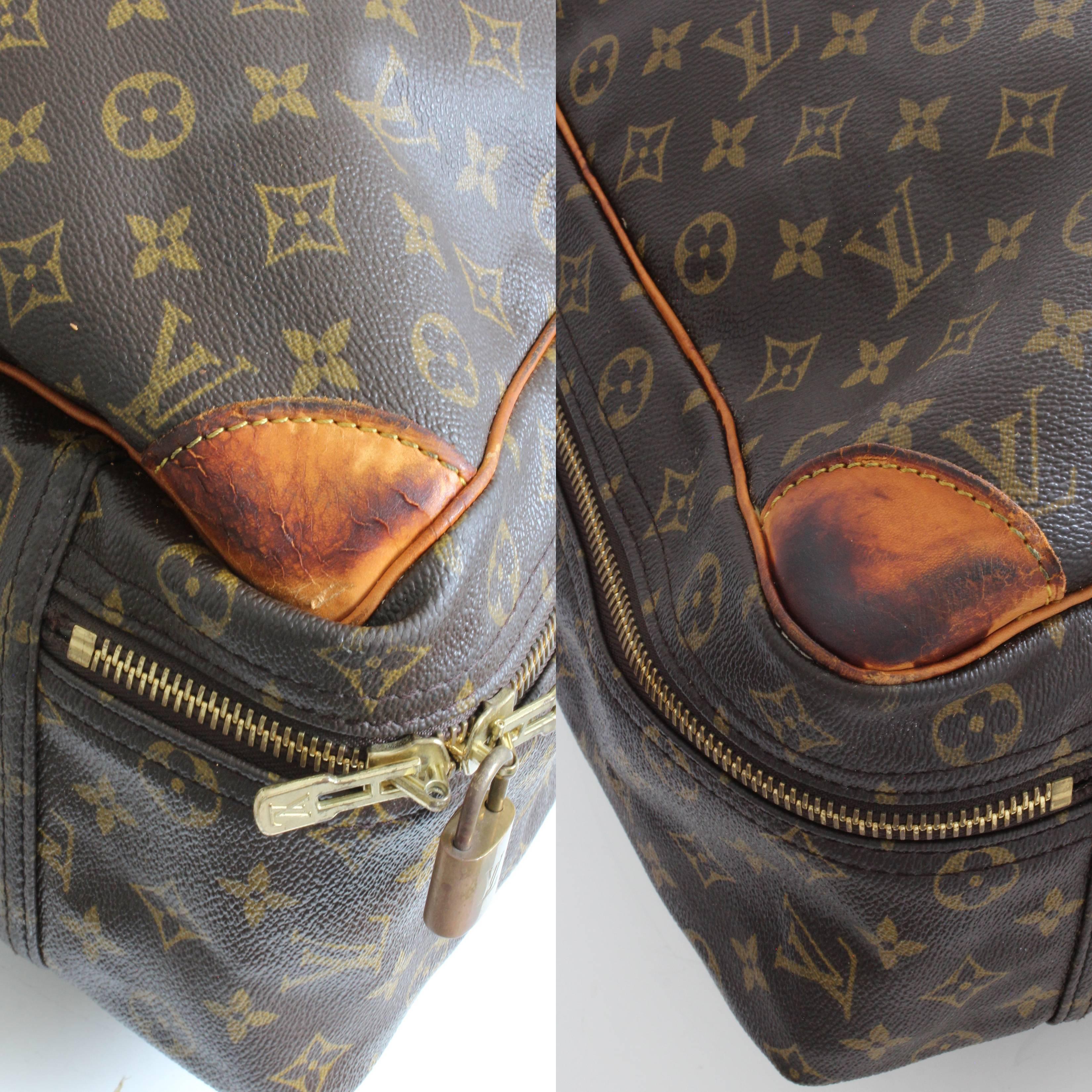 Louis Vuitton Monogram Sirius Suitcase 50cm Luggage Weekender Travel Bag 80s  5