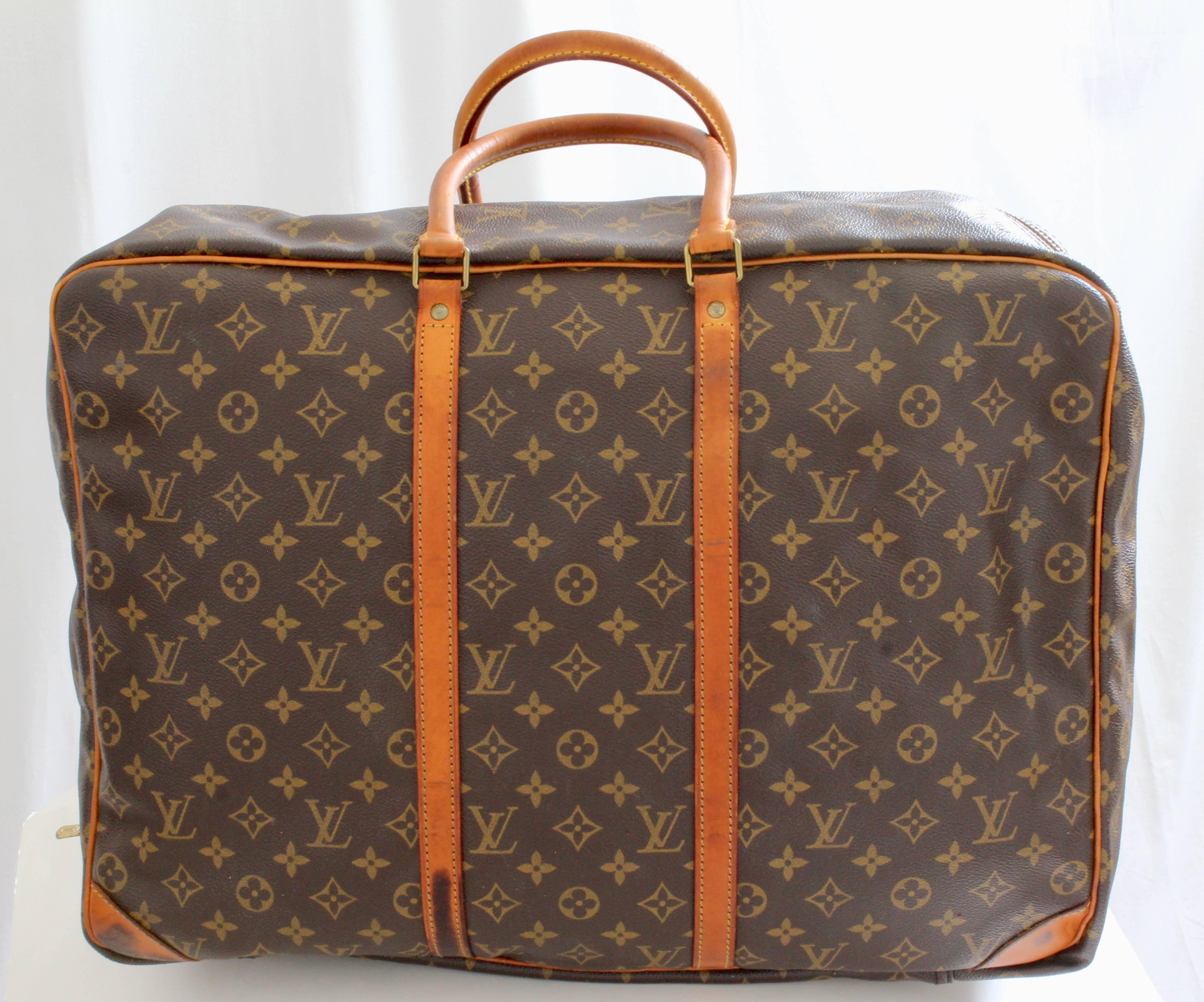 Louis Vuitton Monogram Sirius Suitcase 50cm Luggage Weekender Travel Bag 80s  at 1stDibs | louis vuitton travel bag, 80s luggage