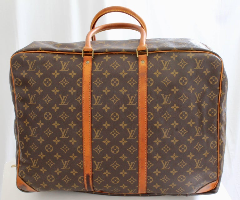 Louis Vuitton Soft Sided Suitcase Luggage Monogram Weekender Carry All Bag  Saks