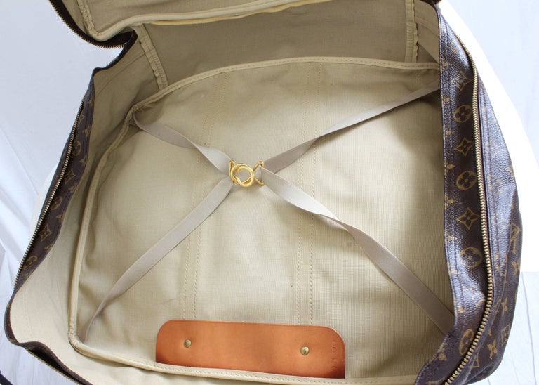 Louis Vuitton Monogram Sirius Suitcase 50cm Luggage Weekender Travel Bag 80s For Sale at 1stdibs
