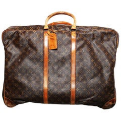 Louis Vuitton Monogram Sirius Suitcase 65cm Luggage Weekender Travel Bag 90's