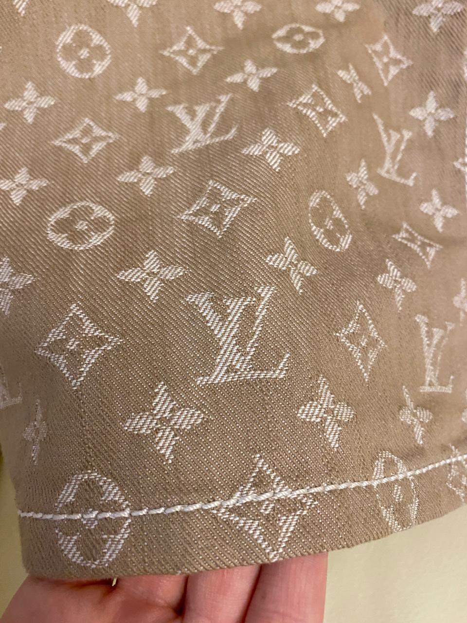 Brown Louis Vuitton Monogram Skirt For Sale