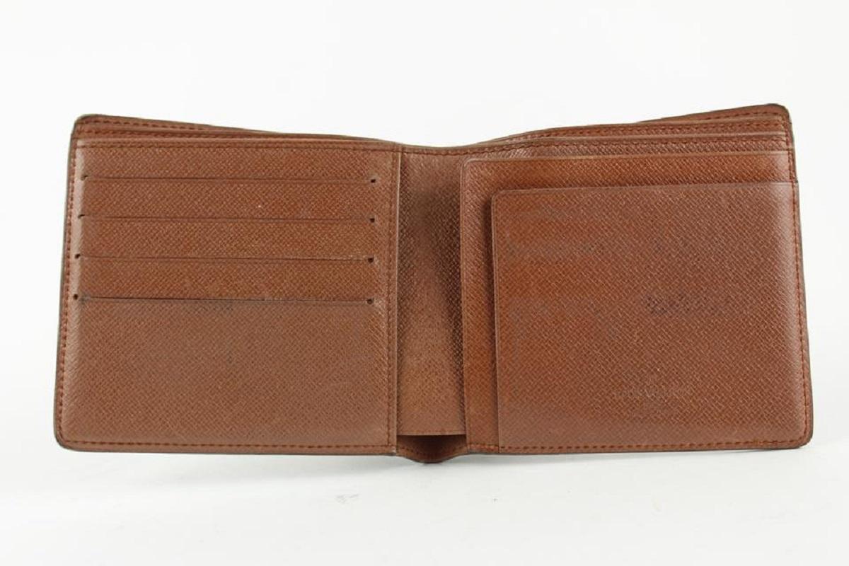 Louis Vuitton Monogram Slender Multiple Marco Florin Men's Bifold Wallet In Good Condition For Sale In Dix hills, NY