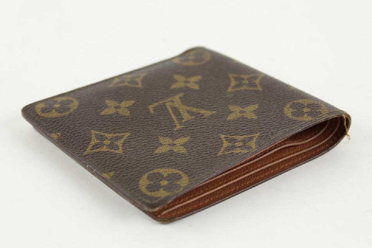 Louis Vuitton Monogram Slender Multiple Marco Florin Men's Bifold Wallet For Sale 1