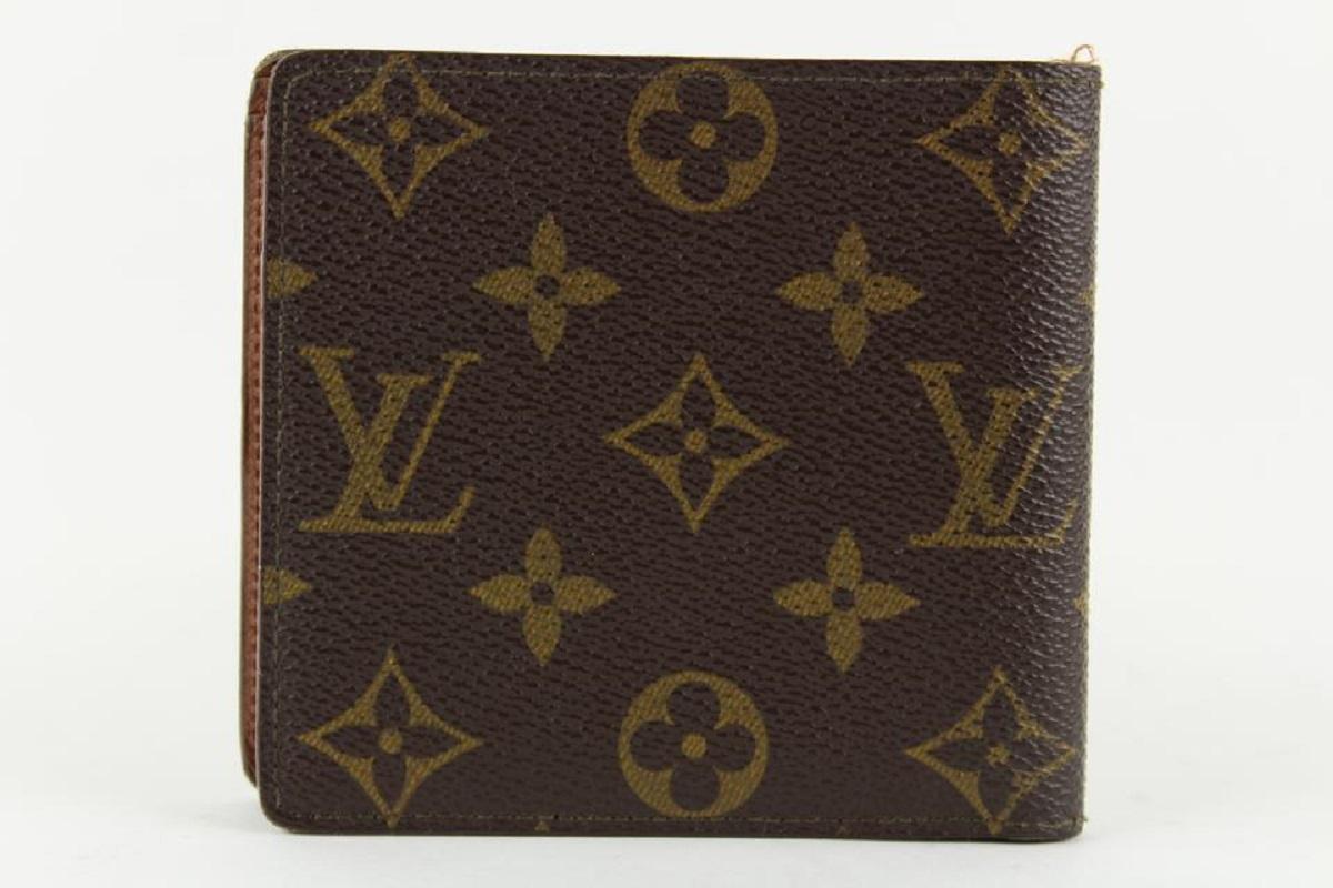 Louis Vuitton Monogram Slender Multiple Marco Florin Men's Bifold Wallet For Sale 2
