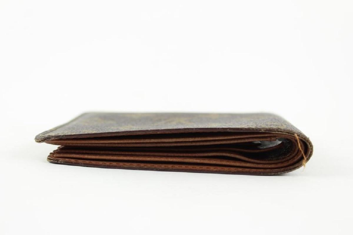 Louis Vuitton Monogram Slender Multiple Marco Florin Men's Bifold Wallet For Sale 3