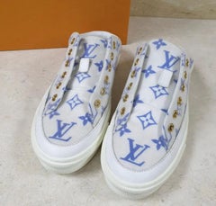 Louis Vuitton Monogram Slides Sneakers Slip On Lace Up Mules Trainers