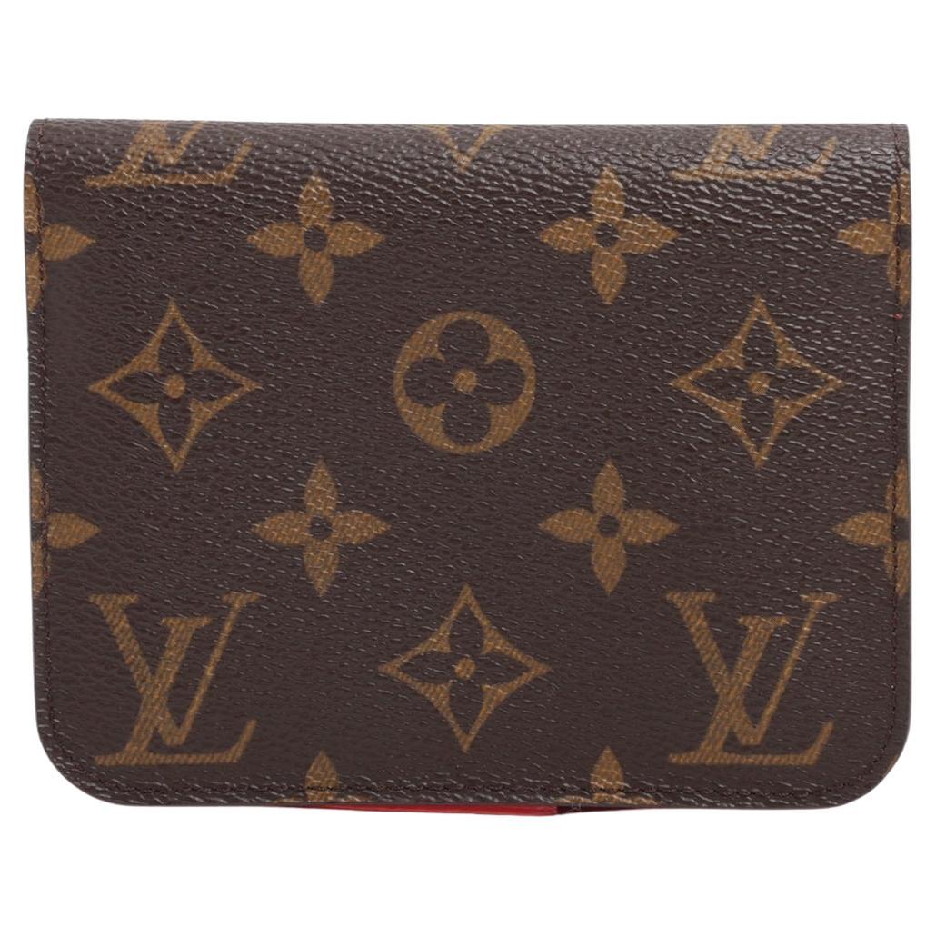 Louis Vuitton Monogram Small Bi-fold Wallet Orange For Sale
