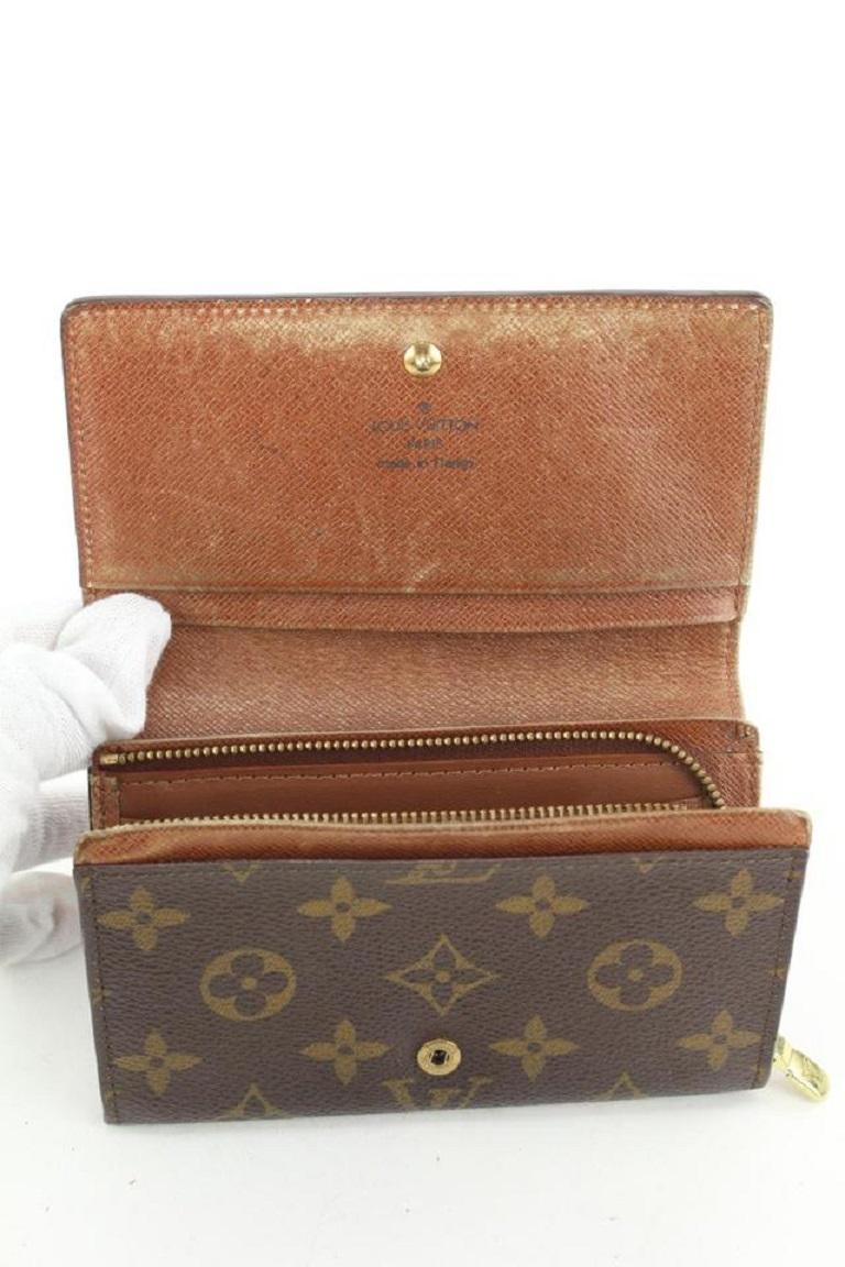 Black Louis Vuitton Monogram Snap Compact Wallet 440lvs61 For Sale