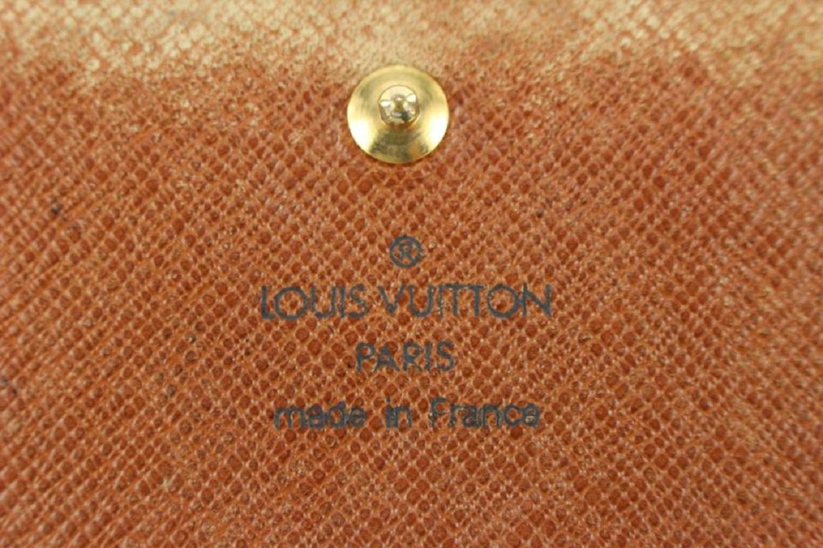 Louis Vuitton Monogram Snap Compact Wallet 440lvs61 In Good Condition For Sale In Dix hills, NY
