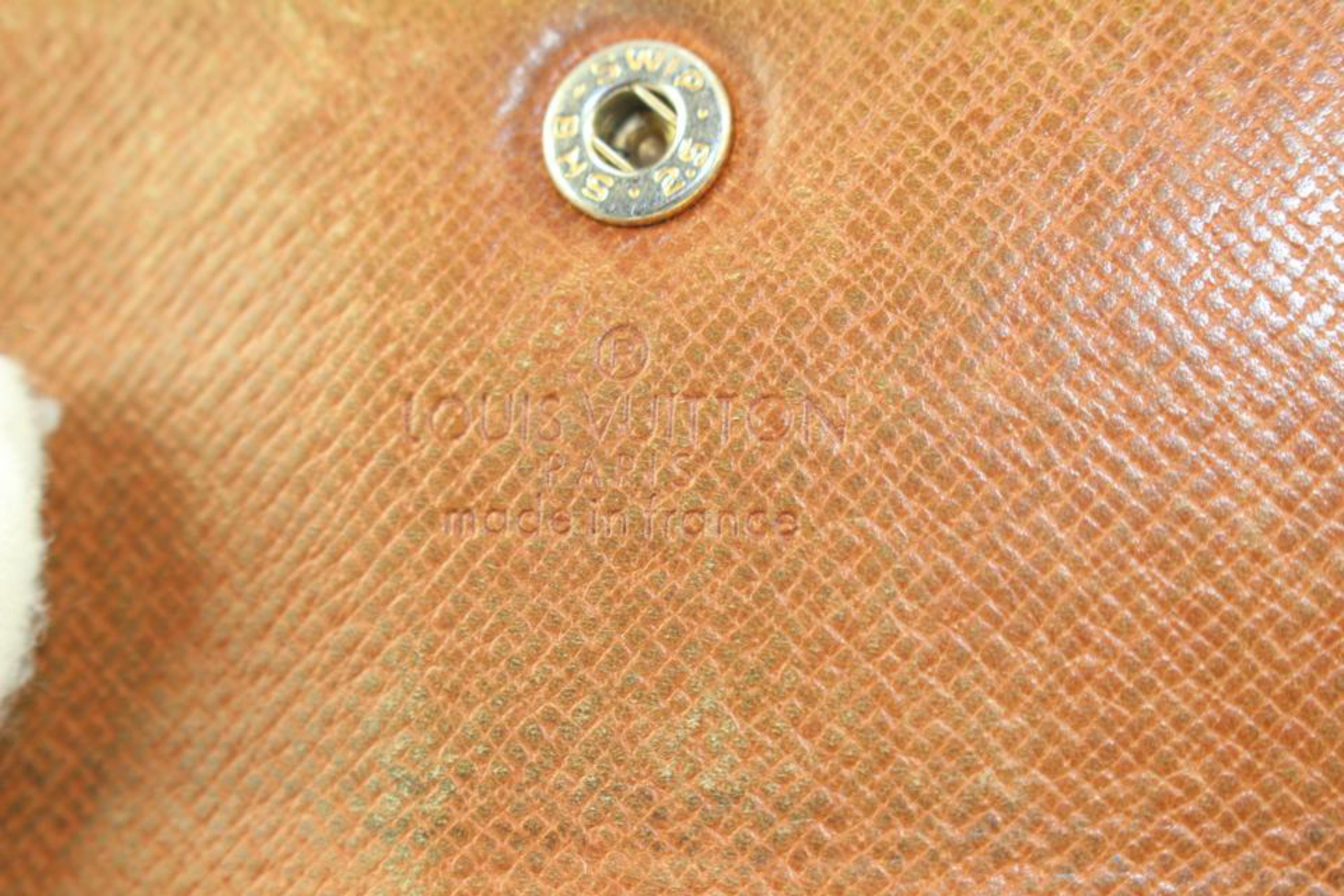 Louis Vuitton Monogram Snap Wallet 9LV1026 For Sale 5