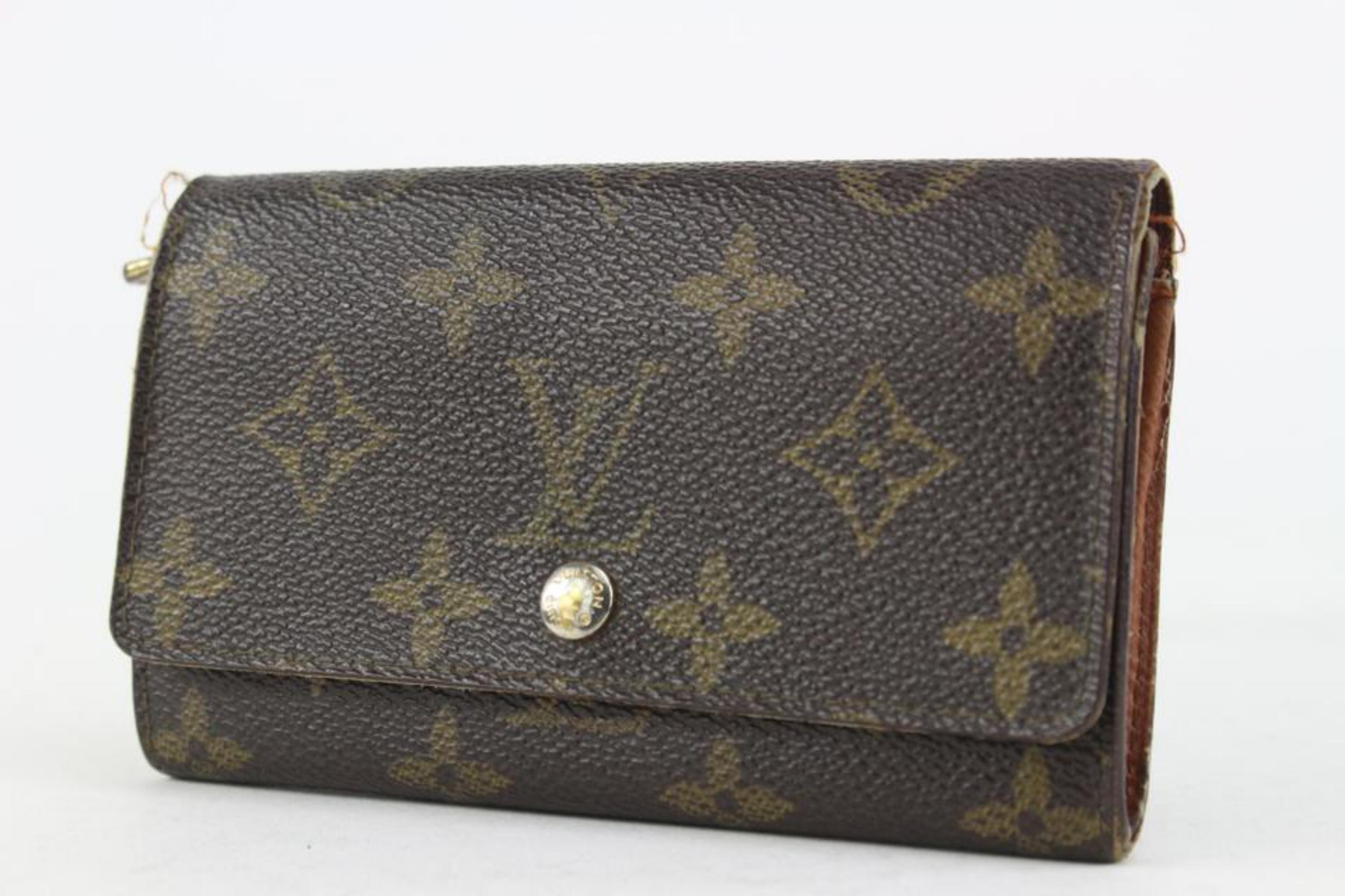 Louis Vuitton Monogram Snap Wallet 9LV1026 For Sale 7