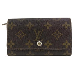 monogram french wallet