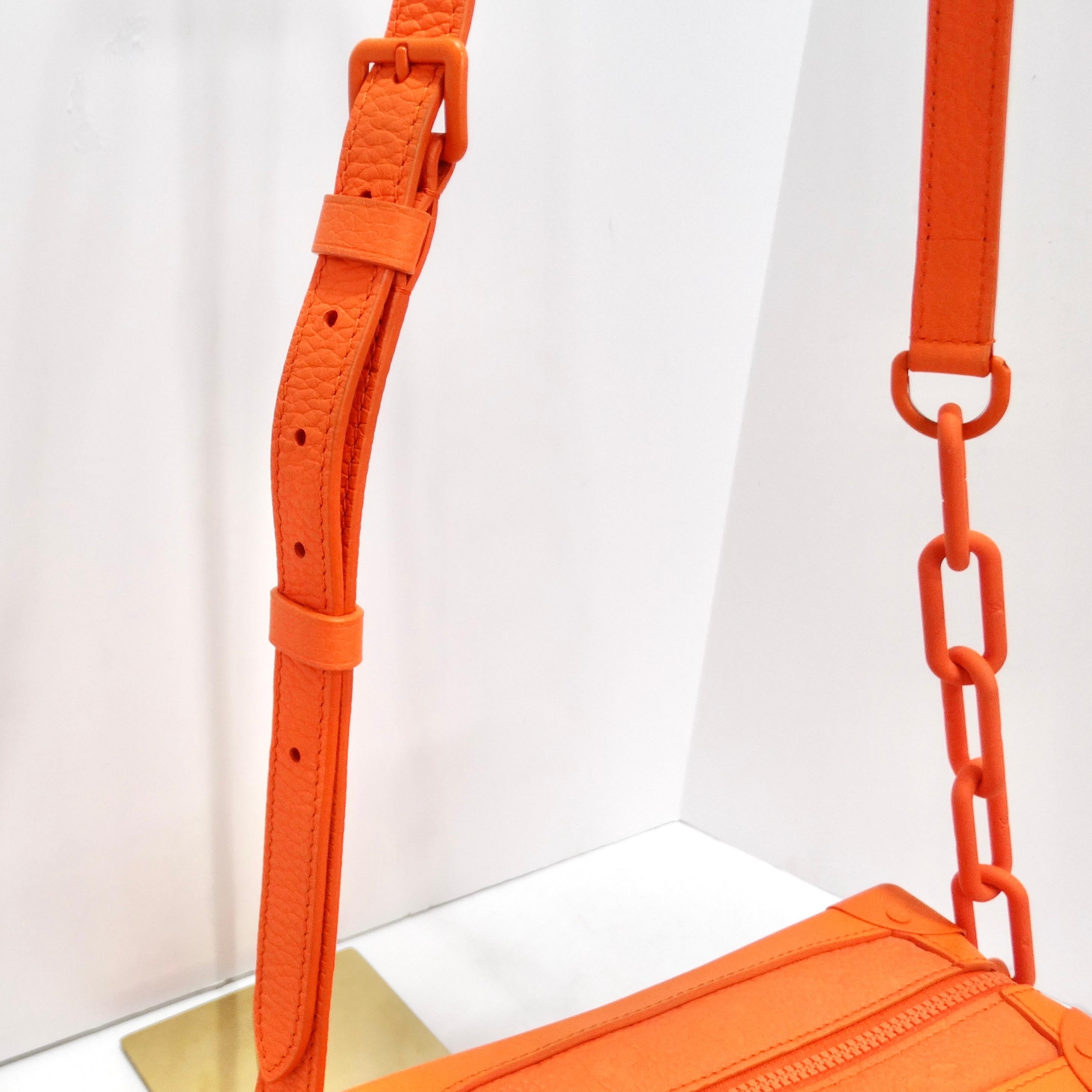 Louis Vuitton Monogram Soft Trunk Orange 5