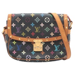 Louis Vuitton Monogramm Sologne Mehrfarbig Schwarz