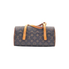 Louis Vuitton Monogram Sonatine LV Canvas Shoulder Bag Handbag Brown - Preowned
