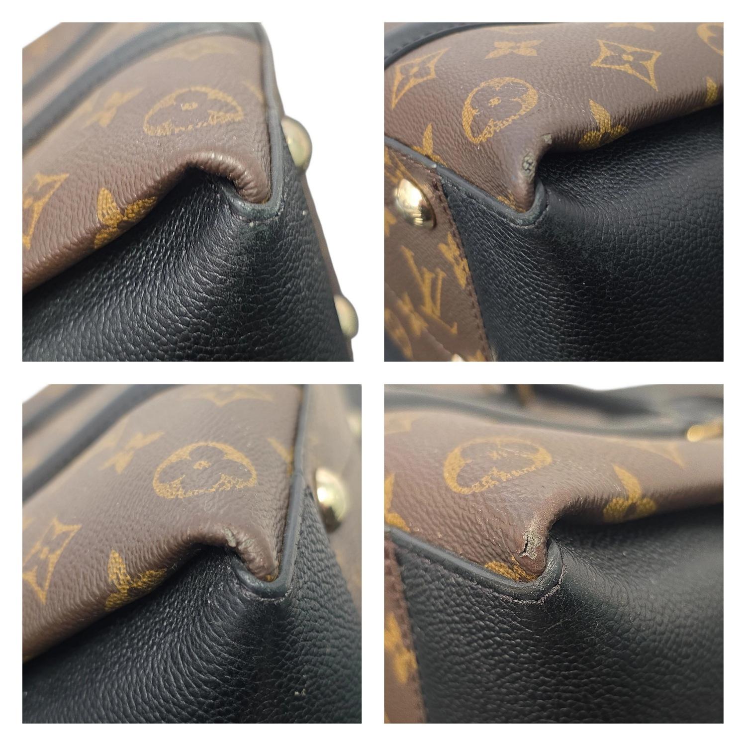 Louis Vuitton Monogram BB Satchel NM Nero in vendita 8