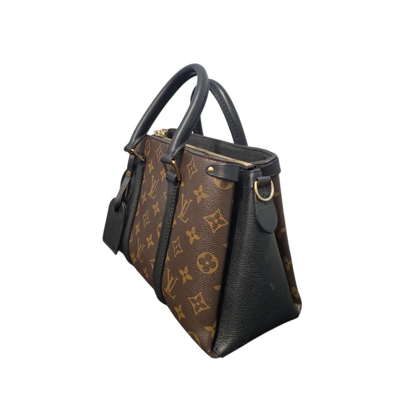 Louis Vuitton Monogram BB Satchel NM Nero in vendita 1