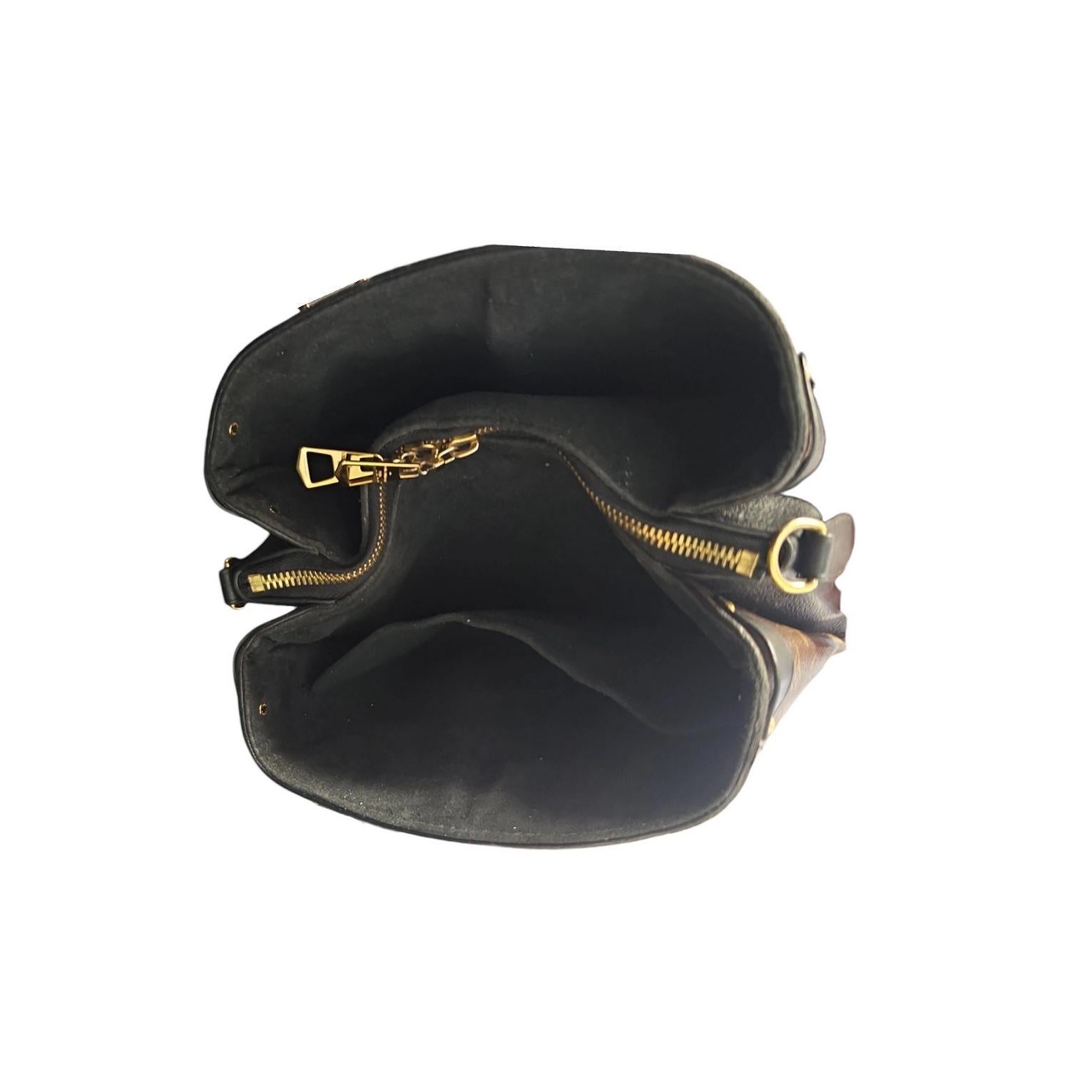 Louis Vuitton Monogram BB Satchel NM Nero in vendita 3