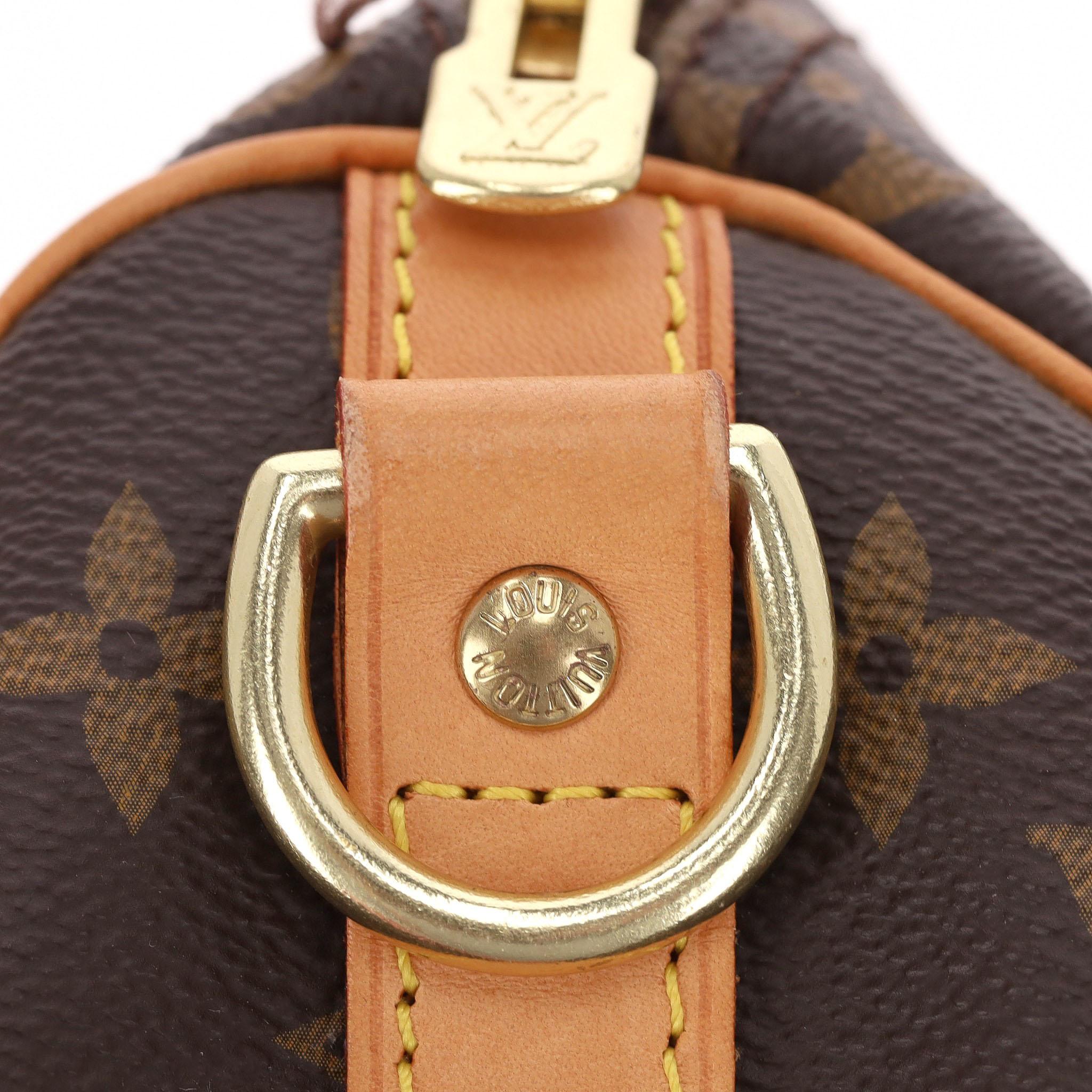Louis Vuitton Monogram Speedy 25 Coated Canvas Handbag 2