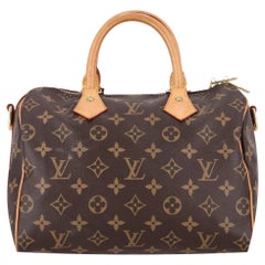 Louis Vuitton Monogram Speedy 25 Coated Canvas Handbag