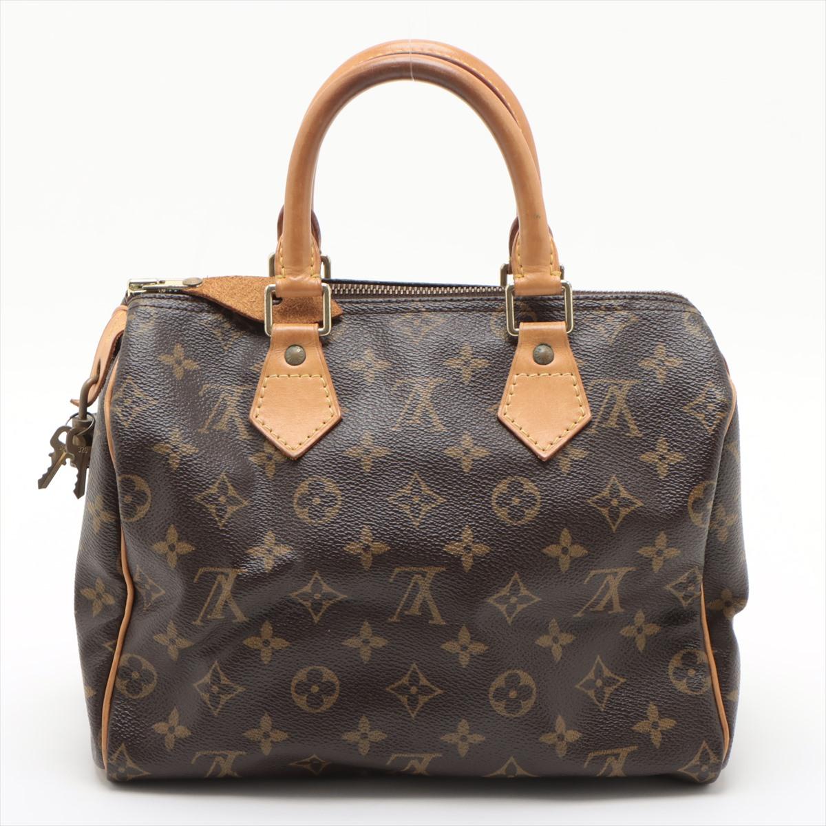 Monogrammierter Speedy 25 von Louis Vuitton (Schwarz)