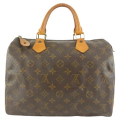 Louis Vuitton Monogram Speedy 30 Boston Bag 14lv13