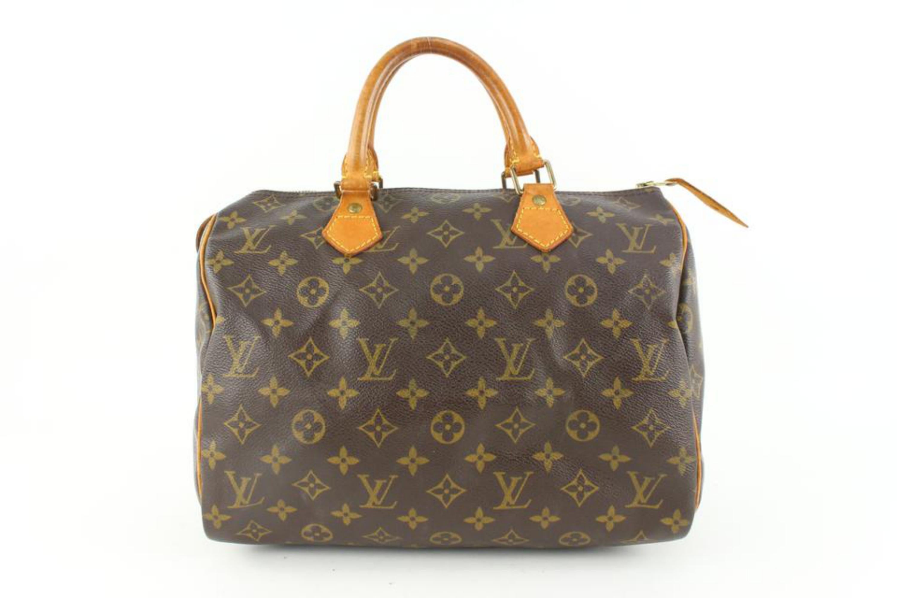 Louis Vuitton Monogram Speedy 30 Boston Bag 14lv15 4