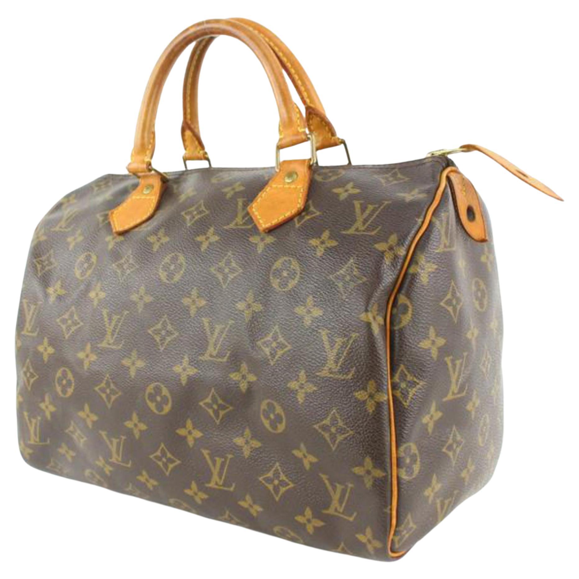 Louis Vuitton Monogram Speedy 30 Boston Bag 14lv15