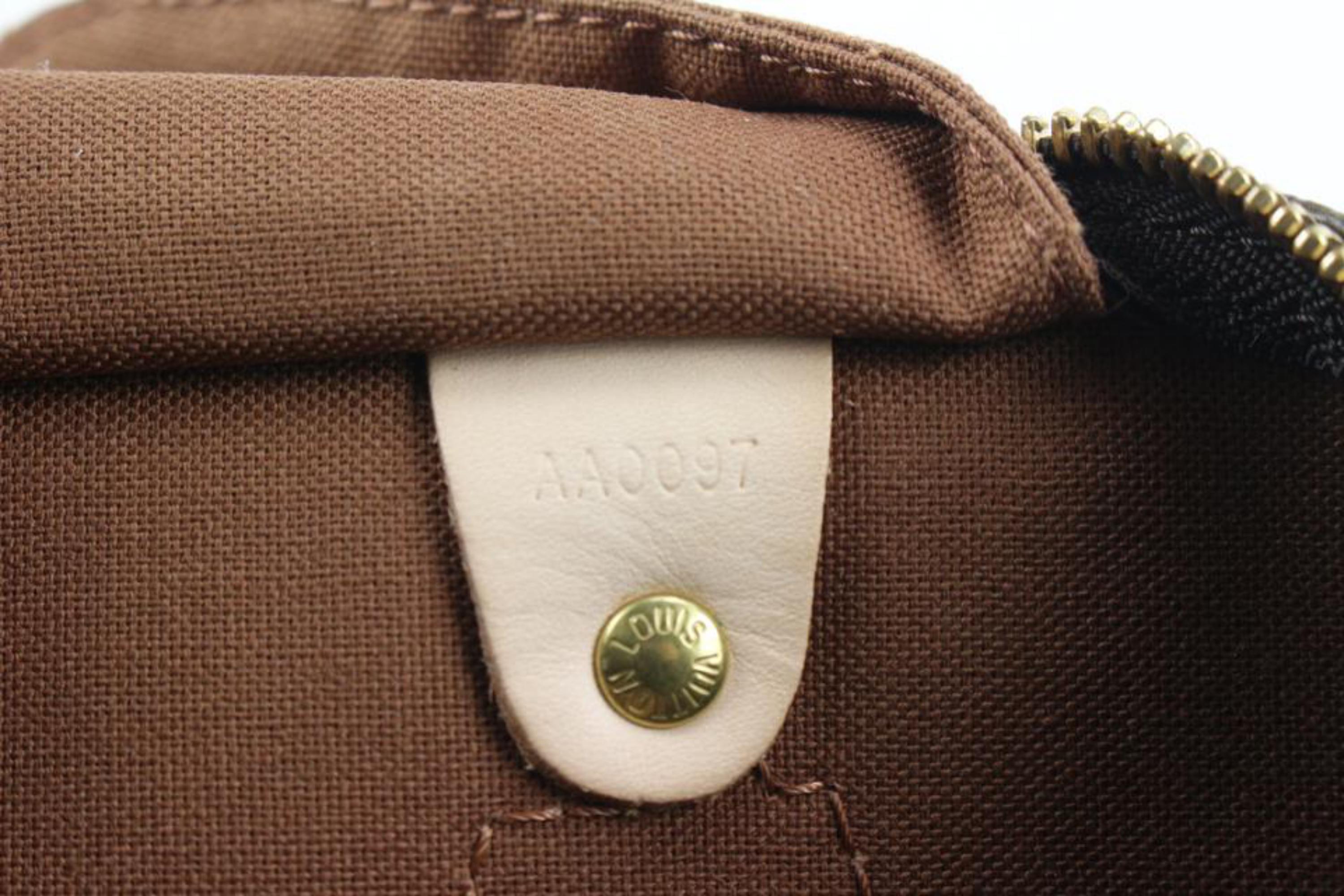 Louis Vuitton Monogram Speedy 30 Boston Bag MM 31lv223s For Sale 2