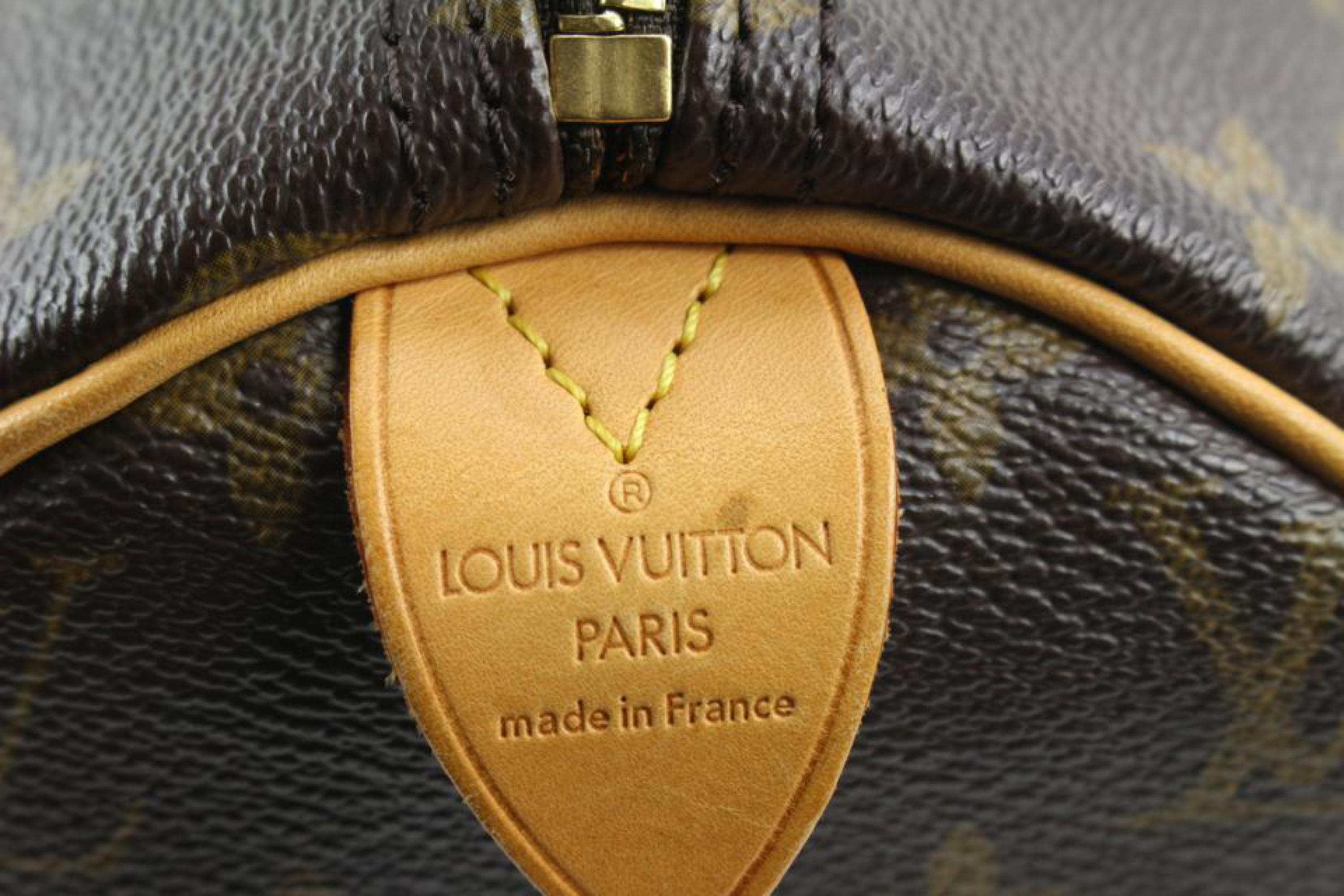 Louis Vuitton Monogram Speedy 30 Boston Bag MM 31lv223s For Sale 3