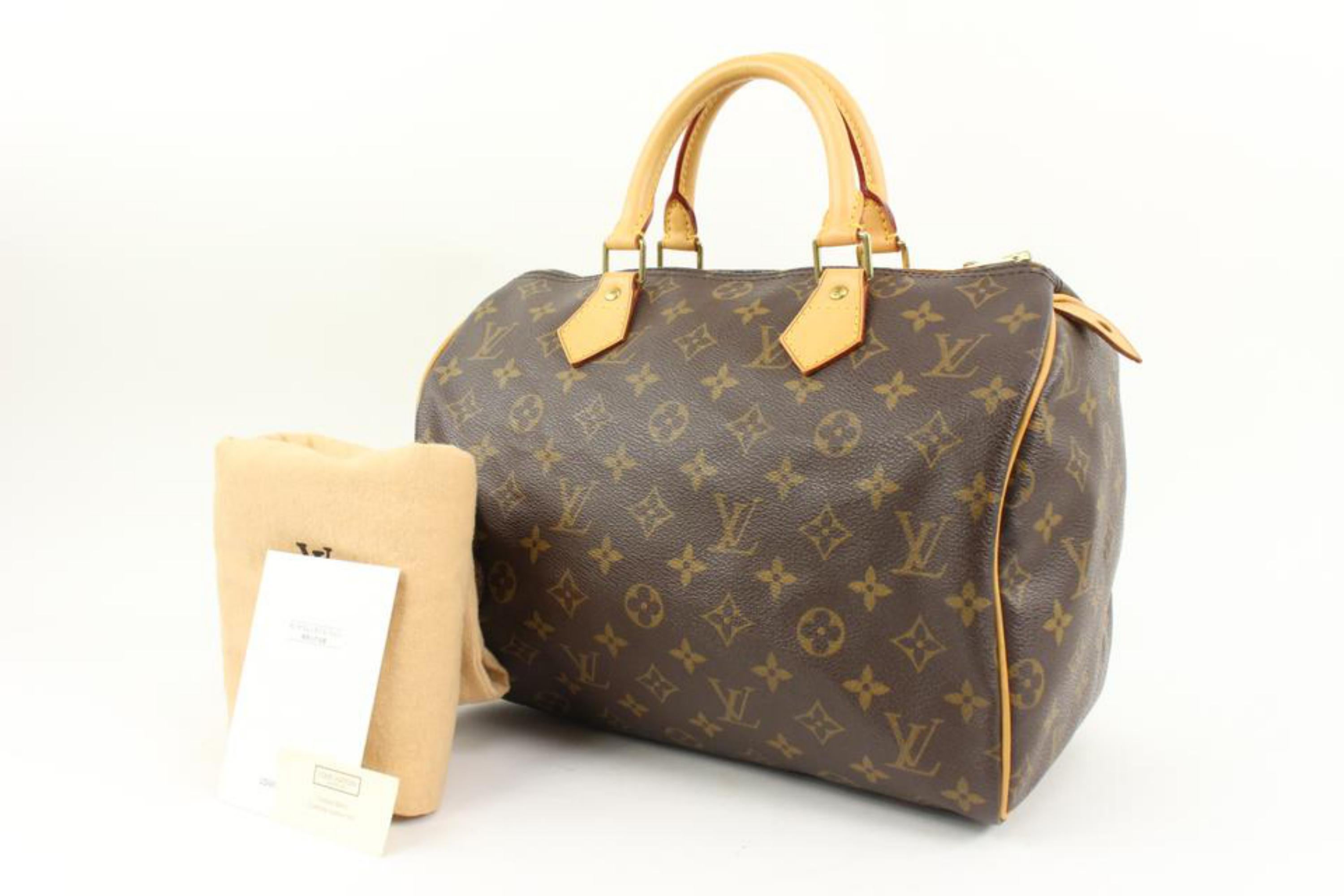 Louis Vuitton Monogram Speedy 30 Boston Bag MM 31lv223s For Sale 4