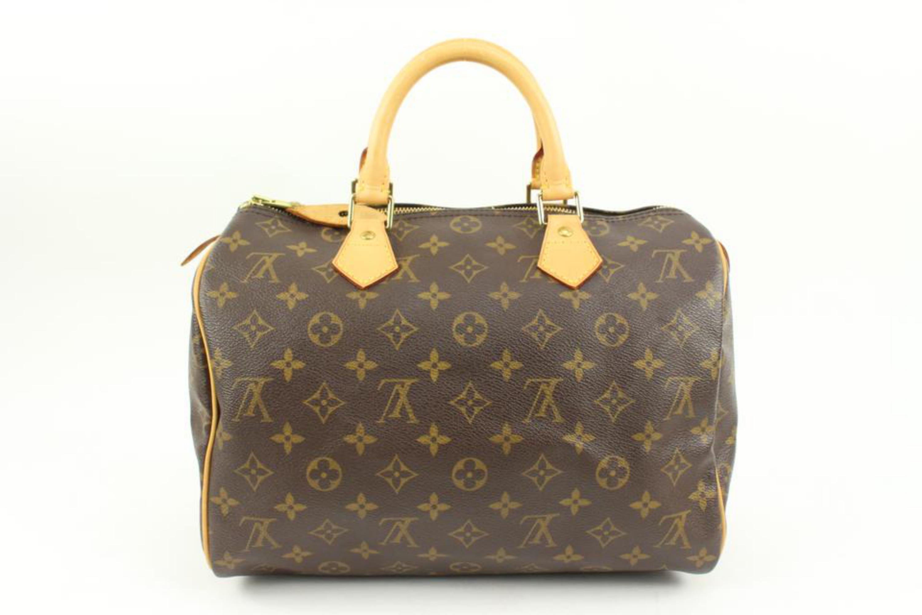 Louis Vuitton Monogram Speedy 30 Boston Bag MM 31lv223s In Excellent Condition For Sale In Dix hills, NY
