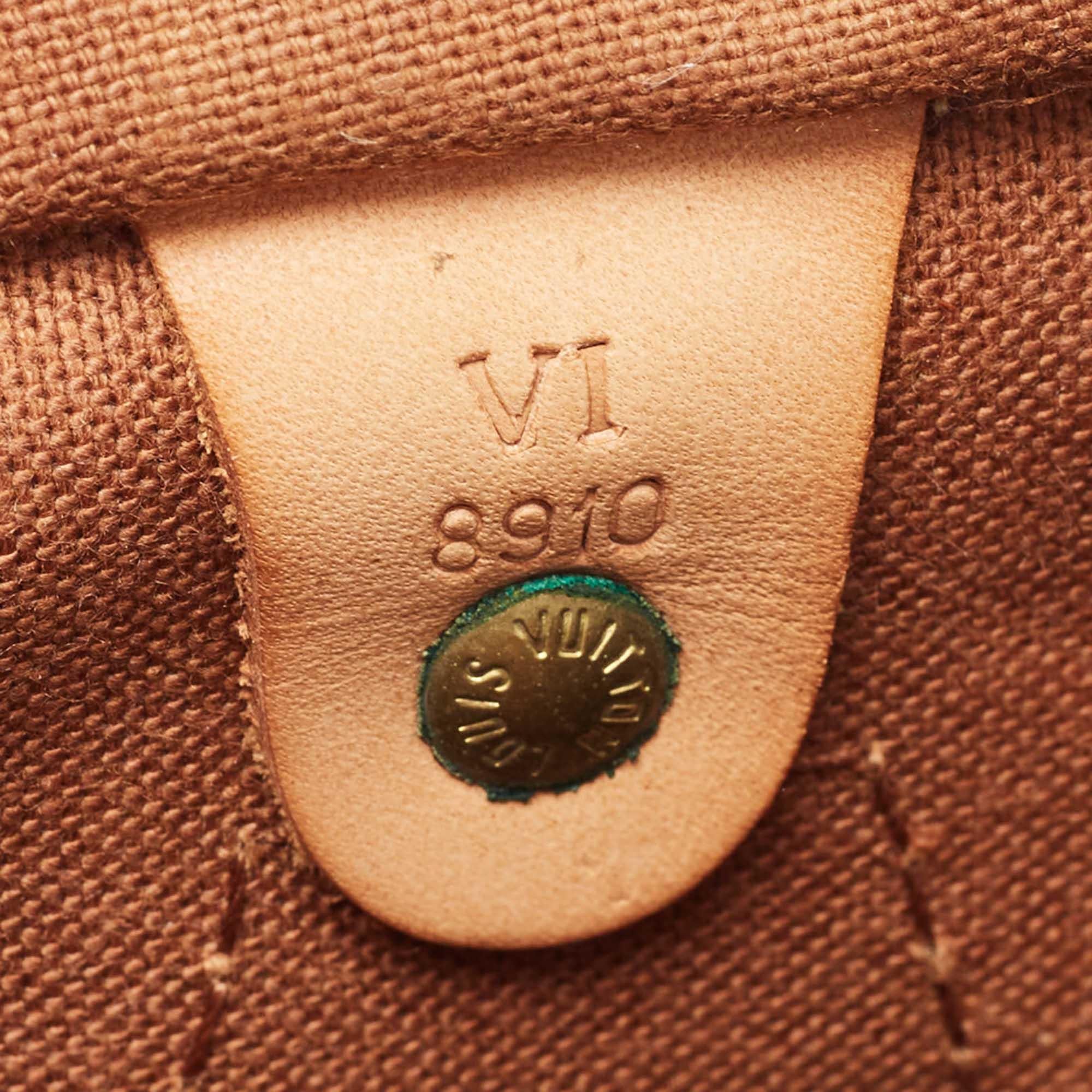 Louis Vuitton Monogram Speedy 30 Hand Bag M41526 LV Auth 33397 12