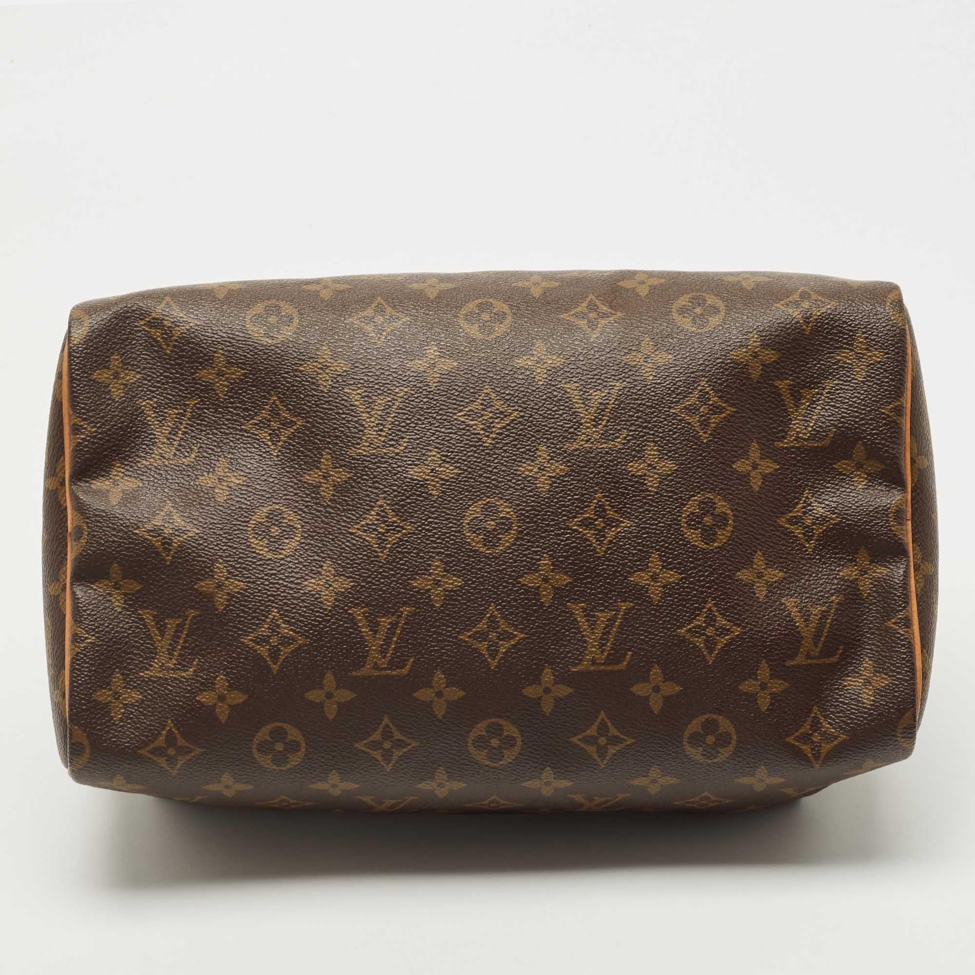 Louis Vuitton Monogram Speedy 30 Hand Bag M41526 LV Auth 33397 2