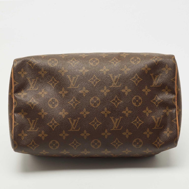 Louis Vuitton Monogram Speedy 30 Hand Bag M41526 LV Auth 33397 For