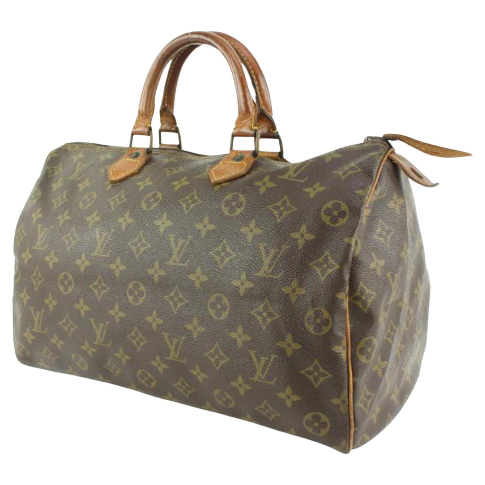 Louis Vuitton Monogram Speedy 35 Boston Bag 1230lv1 For Sale