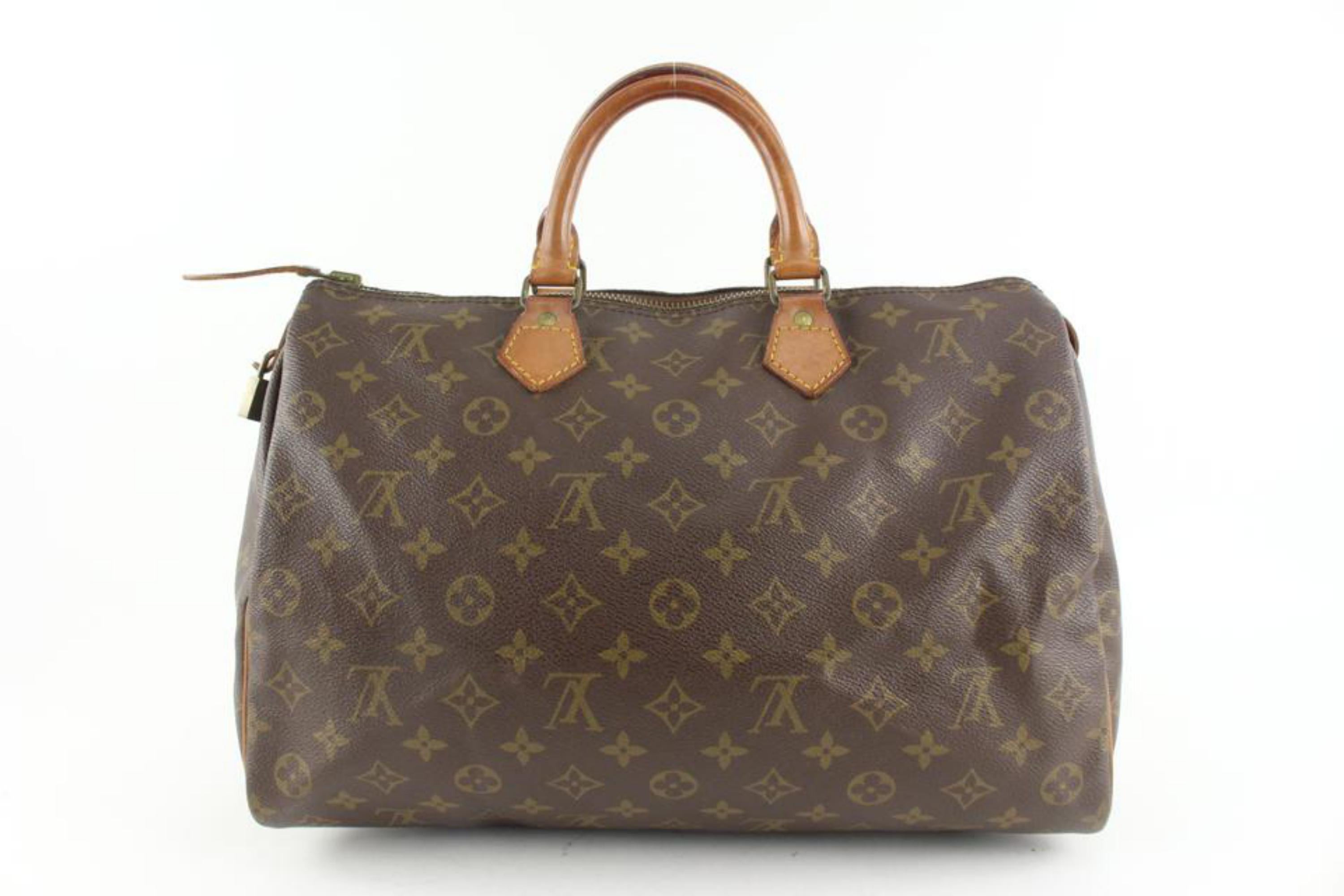 Louis Vuitton Monogram Speedy 35 Boston Bag 1230lv2 5