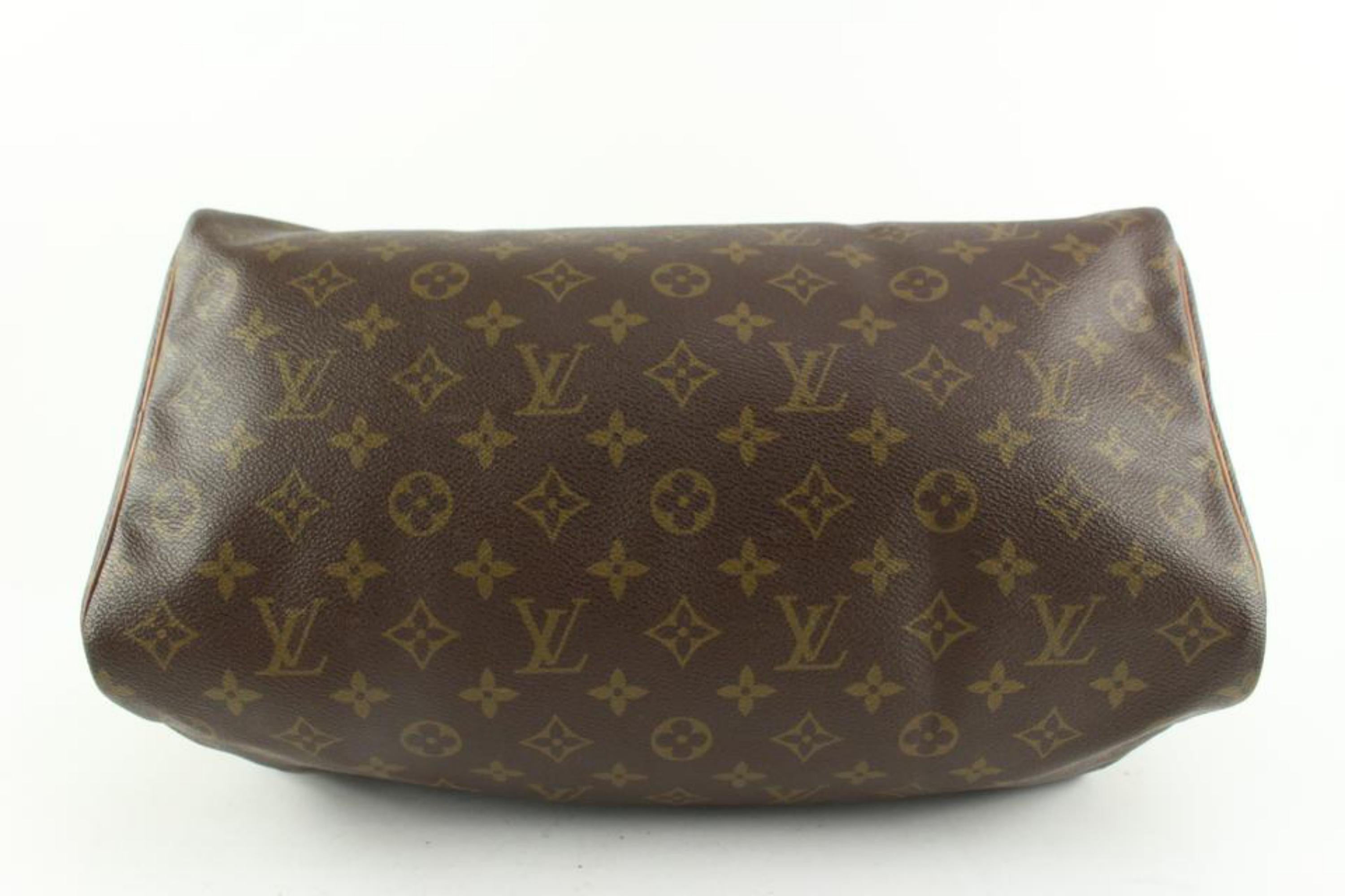 Gray Louis Vuitton Monogram Speedy 35 Boston Bag 1230lv2