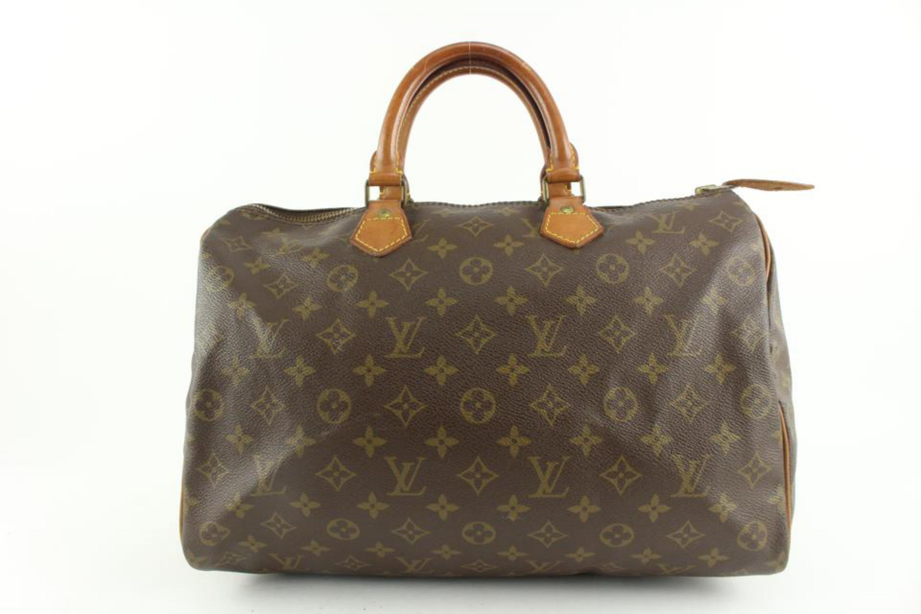 Louis Vuitton Monogram Speedy 35 Boston Bag 1230lv2 1