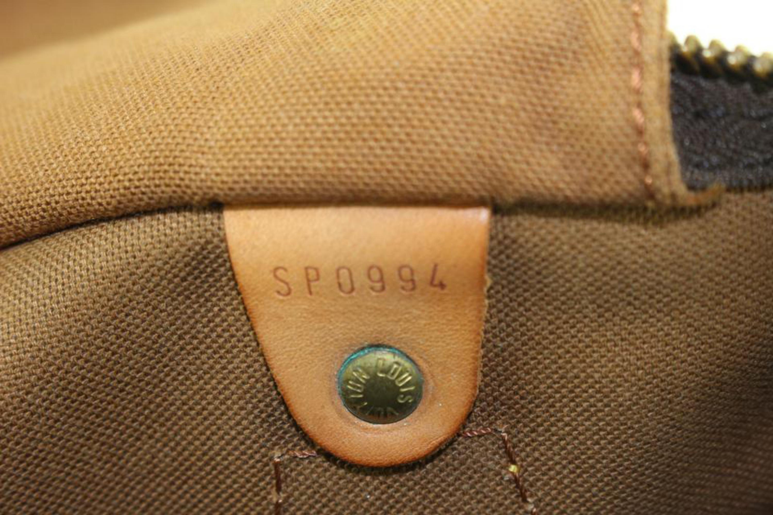 Louis Vuitton - Sac Speedy 35 Boston avec monogramme 13lz712s en vente 6