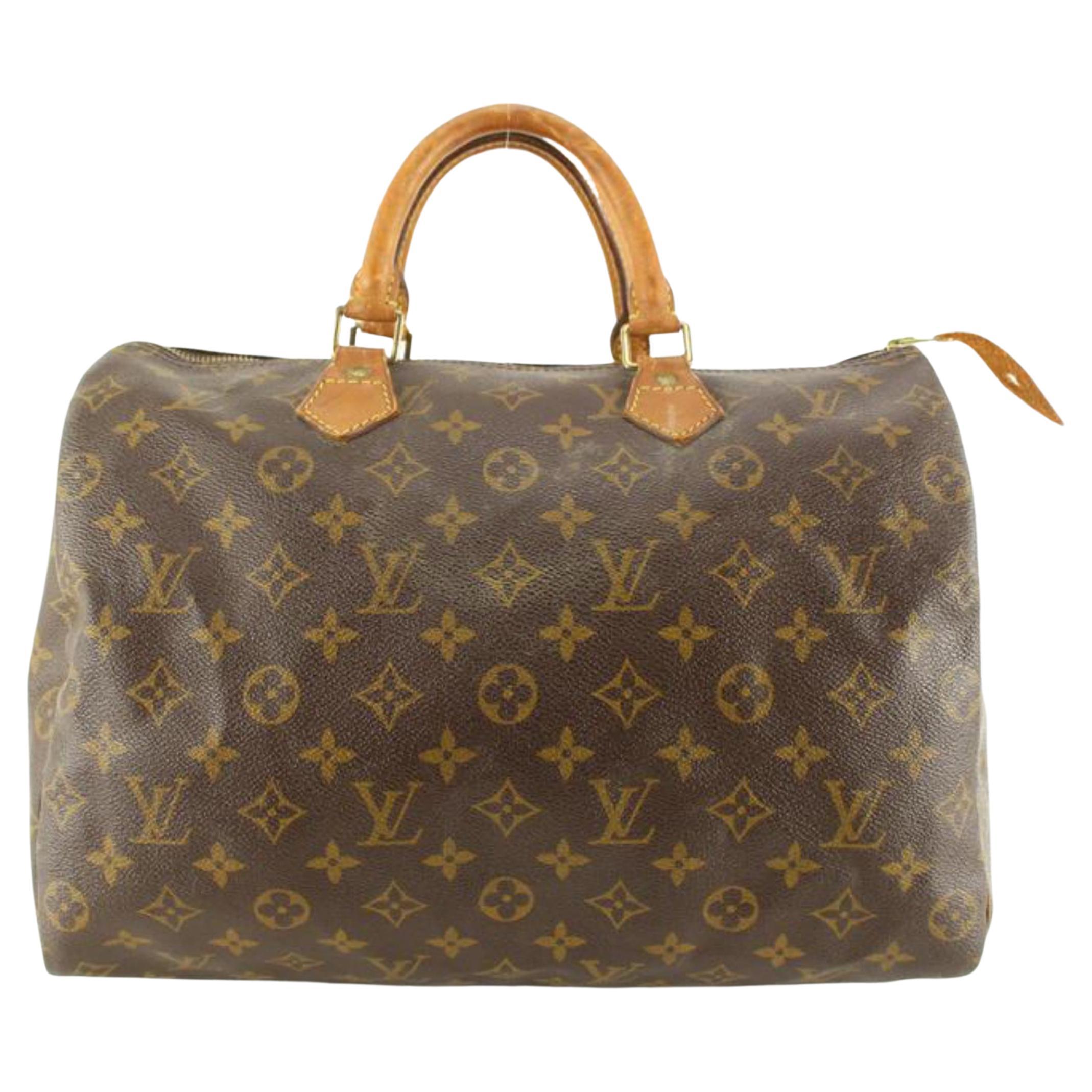 Louis Vuitton Monogram Speedy 35 Boston Bag 13lz712s
