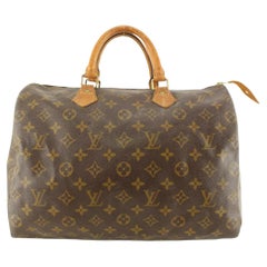 Louis Vuitton - Sac Speedy 35 Boston avec monogramme 13lz712s