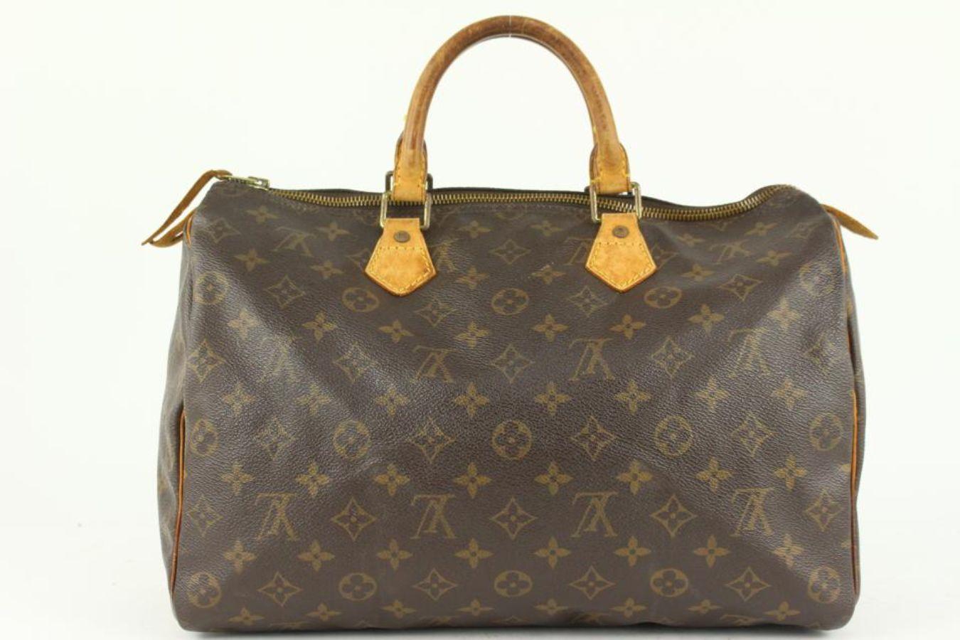 Louis Vuitton Monogram Speedy 35 Boston Bag 3LV1019  For Sale 1