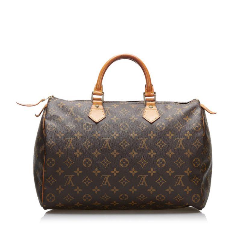 Louis Vuitton Monogram Speedy 35 Boston Bag In Good Condition In London, GB