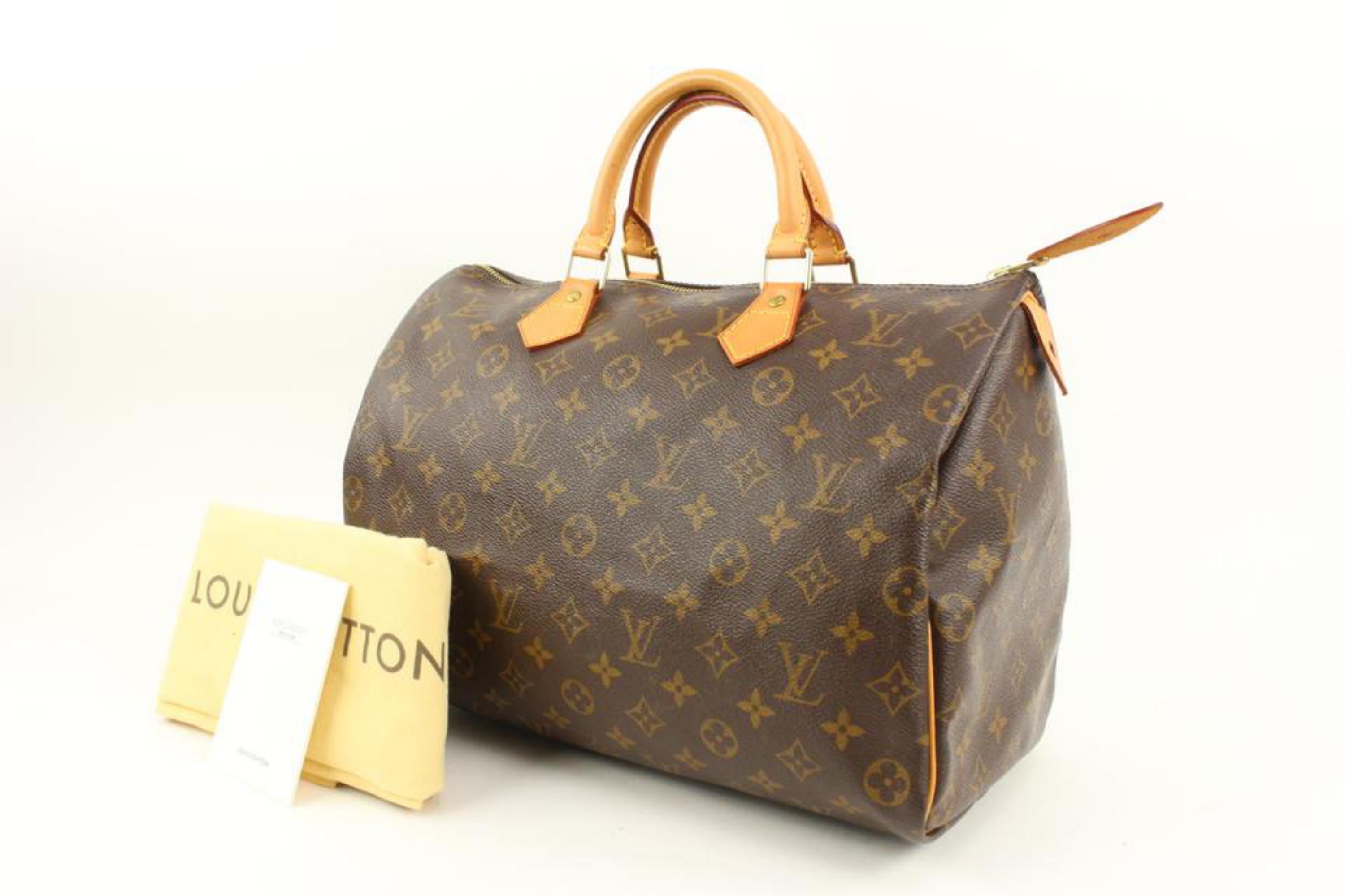 Louis Vuitton Monogram Speedy 35 Boston Bag MM 32lv223s For Sale 4