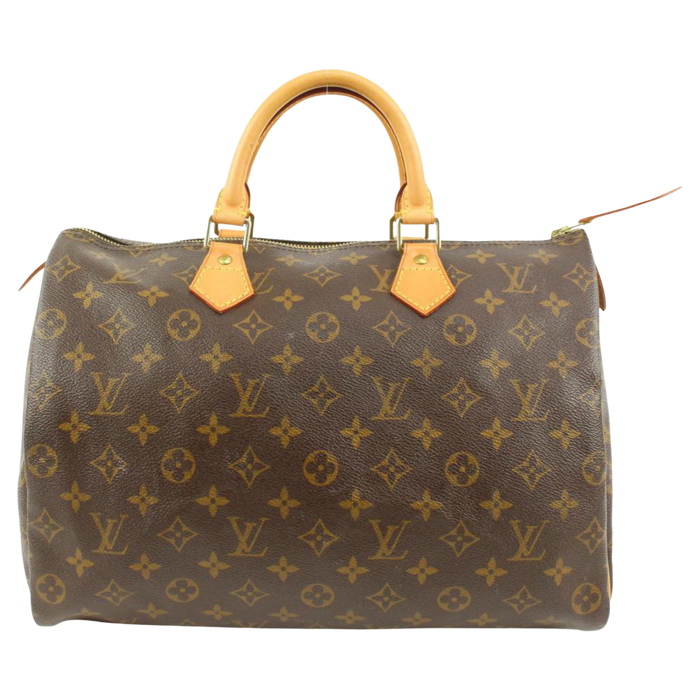 Louis Vuitton Monogram Speedy 35 Boston Bag MM 32lv223s