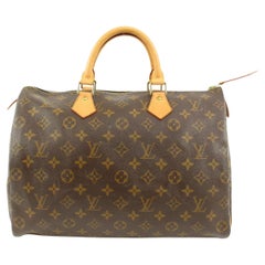 Louis Vuitton Monogrammierte Speedy 35 Boston Tasche MM 32lv223s